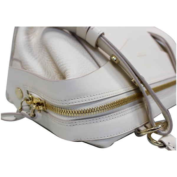 GIVENCHY Sway Small 2Way Leather Shoulder Bag White