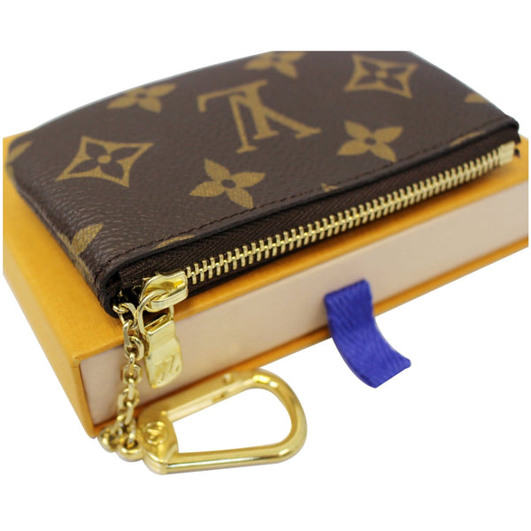 LOUIS VUITTON Pochette Key Cles Monogram Canvas Coin Case-US