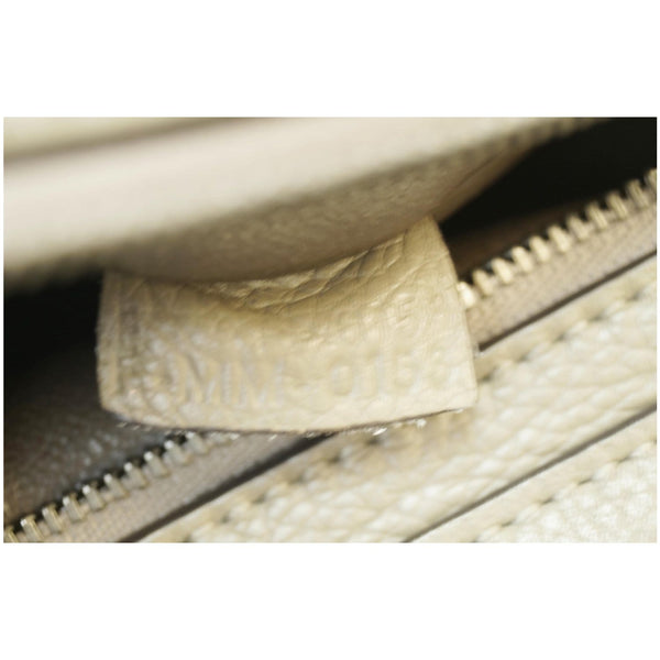 CELINE Trapeze Souris Small 2way Leather Tote Shoulder Bag Taupe