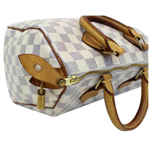 LOUIS VUITTON Speedy 25 Damier Azur Satchel Bag-US