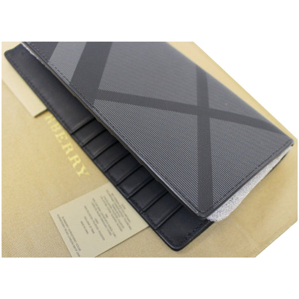 Burberry Continental Wallet Leather Wallet - side view