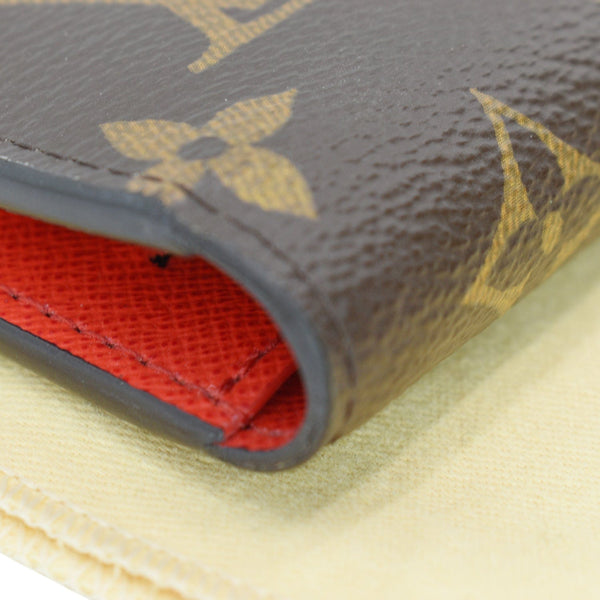 LOUIS VUITTON Adele Monogram Canvas Wallet Brown
