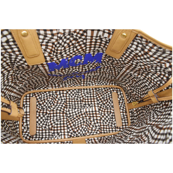 MCM Reversible Liz Medium Visetos Canvas Shopper Tote Bag