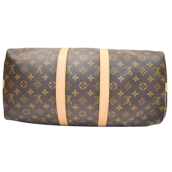 Louis Vuitton Keepall 45 Bandouliere Monogram Canvas Bag - bottom preview