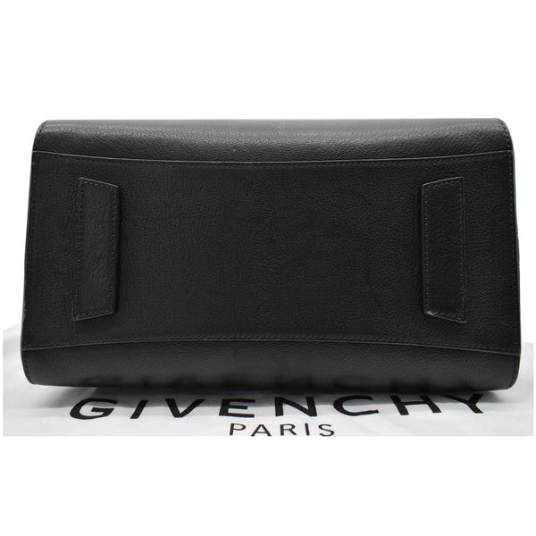 GIVENCHY Antigona Medium Goatskin Leather Shoulder Bag Black