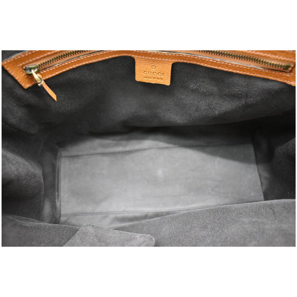 GUCCI Nailhead Medium GG Canvas Monogram Tote Bag Orange 120897