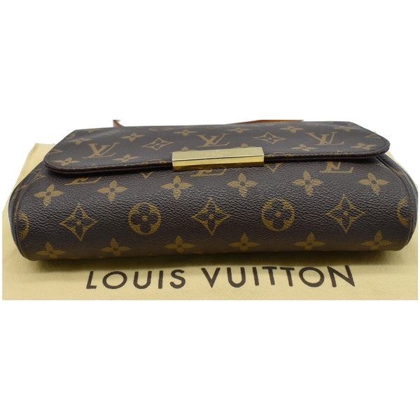 LOUIS VUITTON Favorite MM Monogram Canvas Crossbody Bag Brown