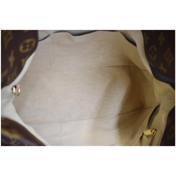 Louis Vuitton Artsy MM Monogram Canvas Hobo Bag Brown
