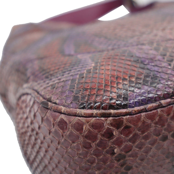 Gucci Jackie Medium Python Shoulder Bag Purple - DDH