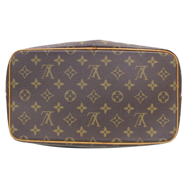 LV Palermo PM Monogram Canvas Shoulder Bag Brown - Back view
