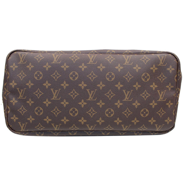 lv Neverfull GM Monogram Canvas Bag Bottom View