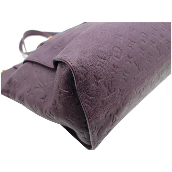 LOUIS VUITTON Lumineuse PM Monogram Empreinte Leather Shoulder Bag Plum