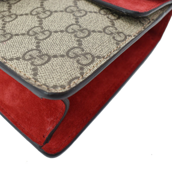 Gucci Dionysus Mini GG Supreme Canvas Crossbody Bag Beige