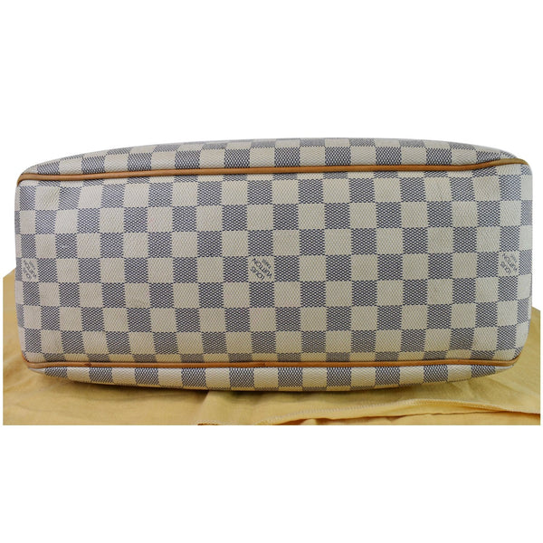Louis Vuitton Delightful MM Damier Azur Hobo Bag White - bottom view