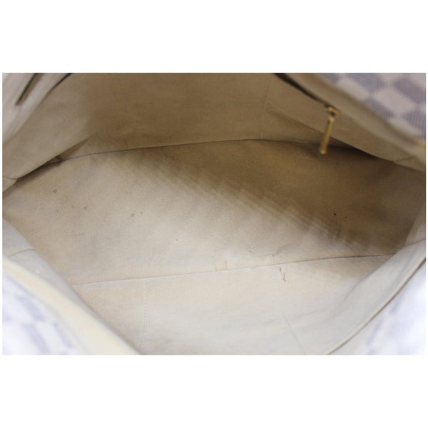 LOUIS VUITTON Artsy MM Damier Azur Shoulder Bag White