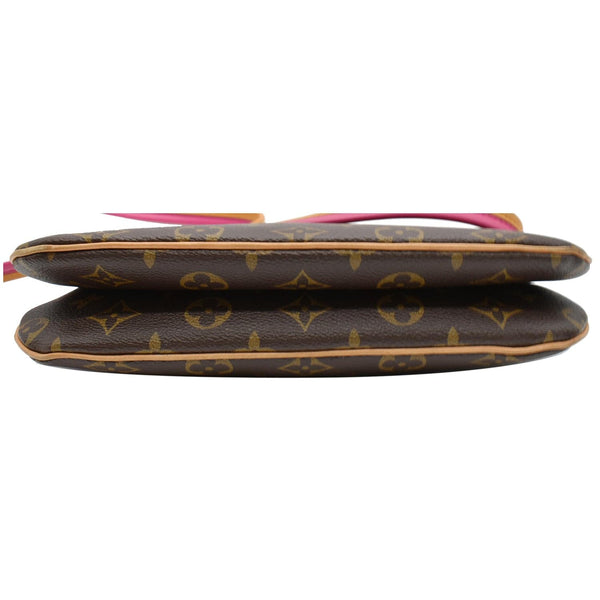 LOUIS VUITTON Lorette Monogram Canvas Shoulder Bag Brown