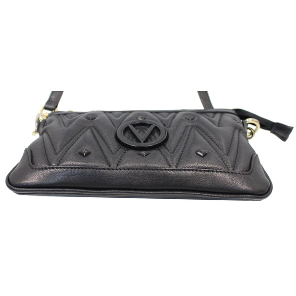 VALENTINO By Mario Valentino Abigail Sauvage Rockstud Crossbody Bag Black