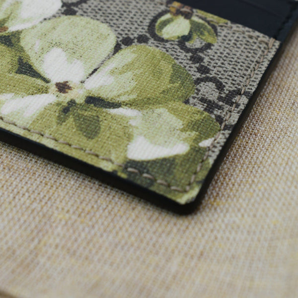 GUCCI Blooms GG Supreme Monogram Card Case Beige | DDH