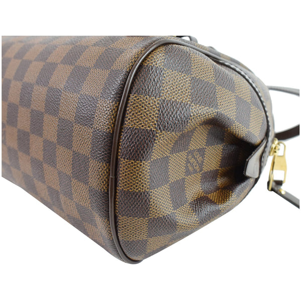 corner view LV Rivington PM Damier Ebene Shoulder Bag