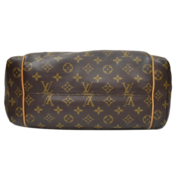 LOUIS VUITTON Totally MM Monogram Canvas Shoulder Bag Brown
