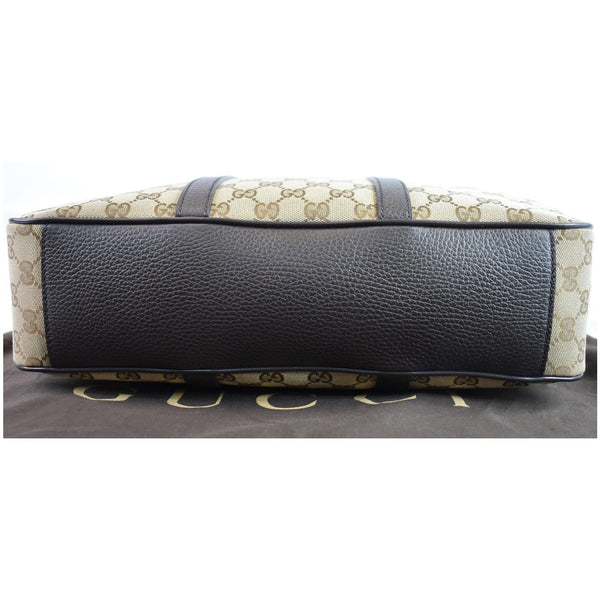 GUCCI GG Supreme Canvas Briefcase Beige 449168