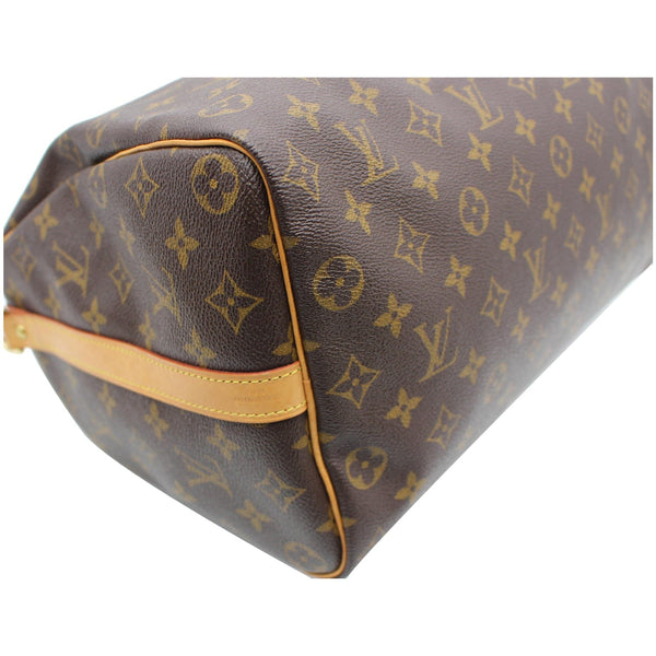 LOUIS VUITTON Speedy 35 Bandouliere Monogram Canvas Shoulder Bag Brown