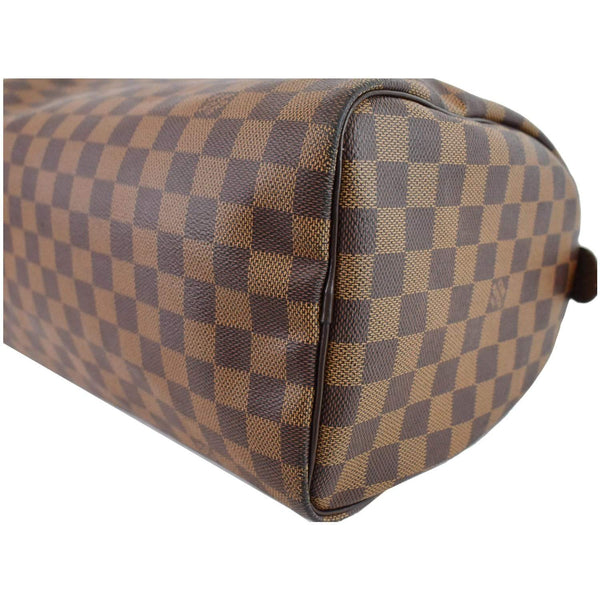 LOUIS VUITTON Speedy 30 Damier Ebene Satchel Bag Brown