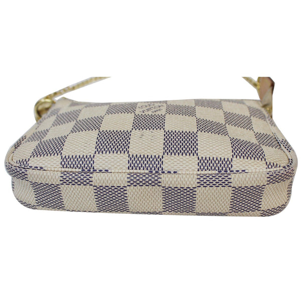 LOUIS VUITTON Damier Azur Mini Pochette Accessories Pouch