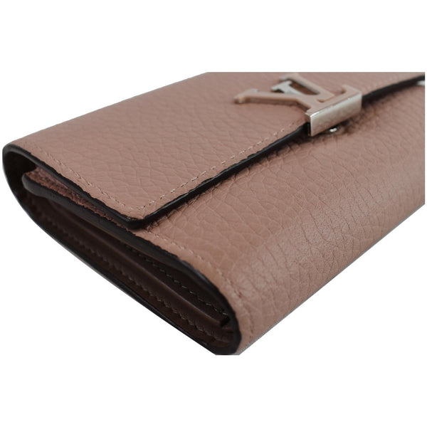 LOUIS VUITTON Capucines Taurillon Compact Leather Wallet Magnolia - Last Call