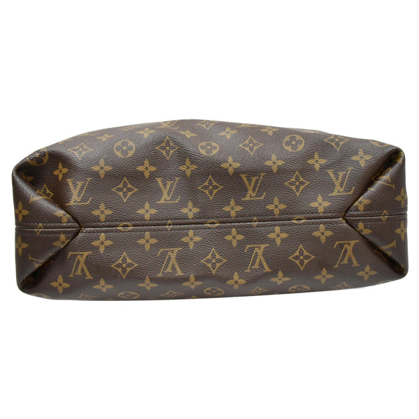 LOUIS VUITTON Sully MM Monogram Canvas Shoulder Bag Brown