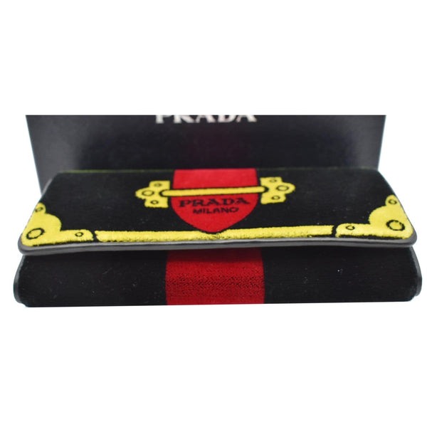 Prada Cahier Velvet Clutch Bag Multicolor - Milano Edition
