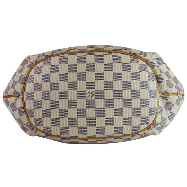 Louis Vuitton Riviera MM Damier Azur Shoulder Bag - round bottom