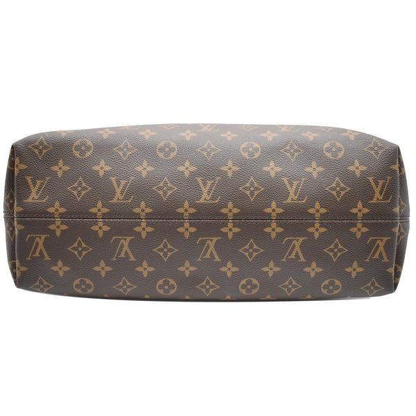 LOUIS VUITTON Graceful MM Monogram Canvas Shoulder Bag Brown