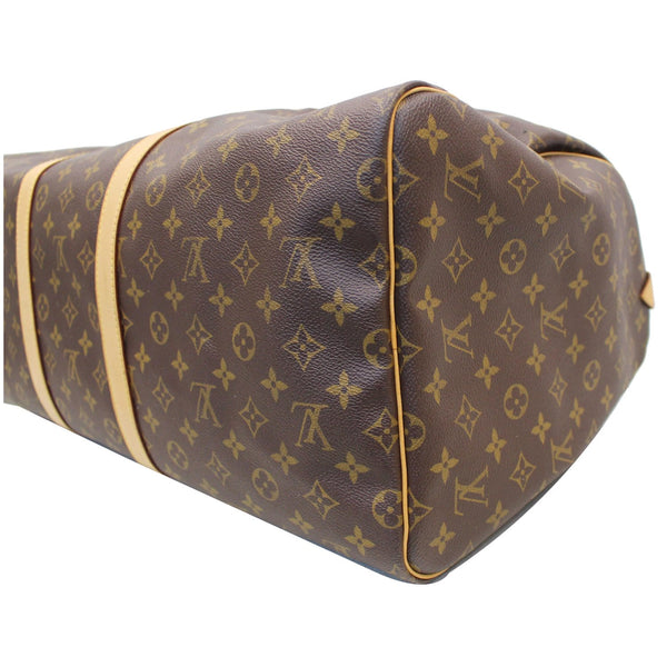 Louis Vuitton Keepall 55 Monogram Canvas Tour Bag brown