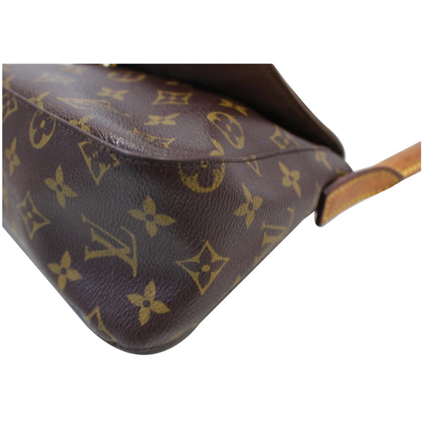 LOUIS VUITTON Looping PM Monogram Canvas Satchel Bag Bown