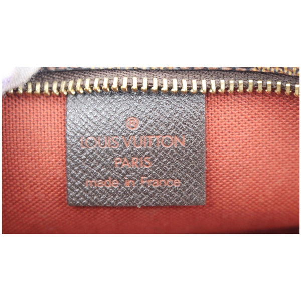 LOUIS VUITTON Trousse Damier Ebene Makeup Pochette Clutch Bag Brown