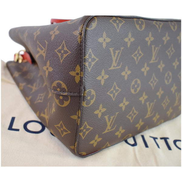 LOUIS VUITTON Neonoe Monogram Canvas Crossbody Bag Coquelicot