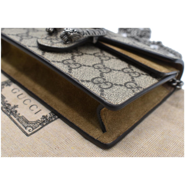 GUCCI Dionysus Super Mini GG Canvas Shoulder Bag Beige 476432