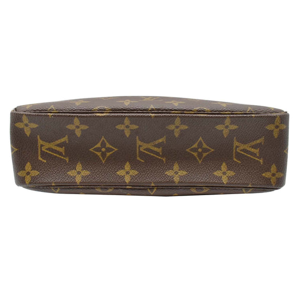 LOUIS VUITTON Trousse Toiletry Monogram Canvas Cosmetic Bag Brown