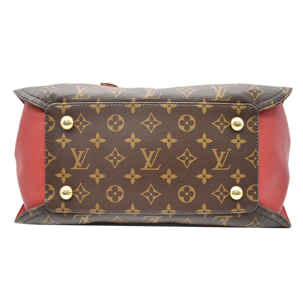 LOUIS VUITTON Gaia Monogram Canvas Shoulder Bag Brown