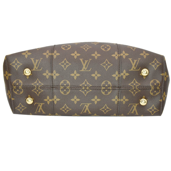 LOUIS VUITTON Melie Monogram Canvas Hobo Bag Brown