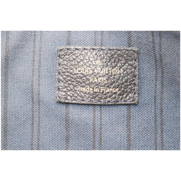 LOUIS VUITTON Lumineuse PM Monogram Empreinte Leather Shoulder Bag Black