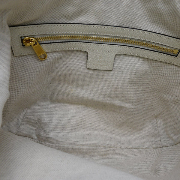 GUCCI Ophidia Half Moon Small Flora GG Canvas Hobo Bag Beige 626509