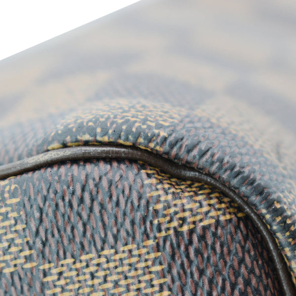 LOUIS VUITTON Speedy 30 Damier Ebene Satchel Bag Brown - New Year Deals