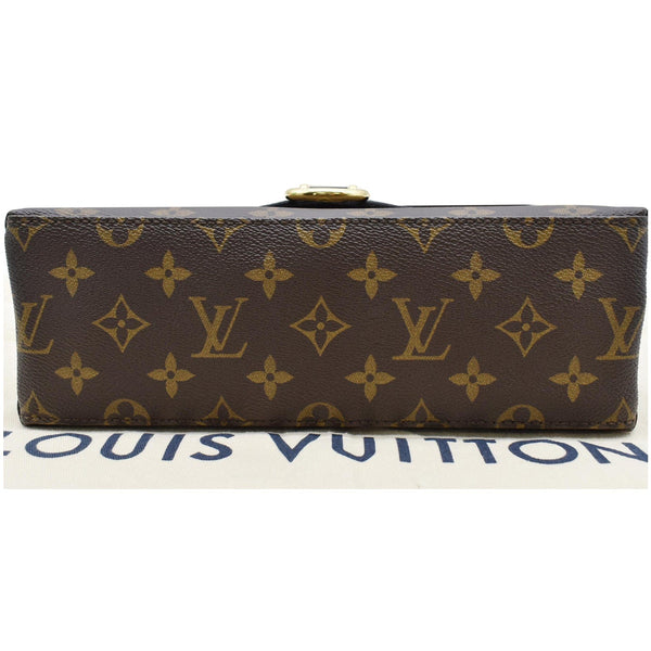 LOUIS VUITTON Saint Michel Monogram Epi Leather Shoulder Bag Black