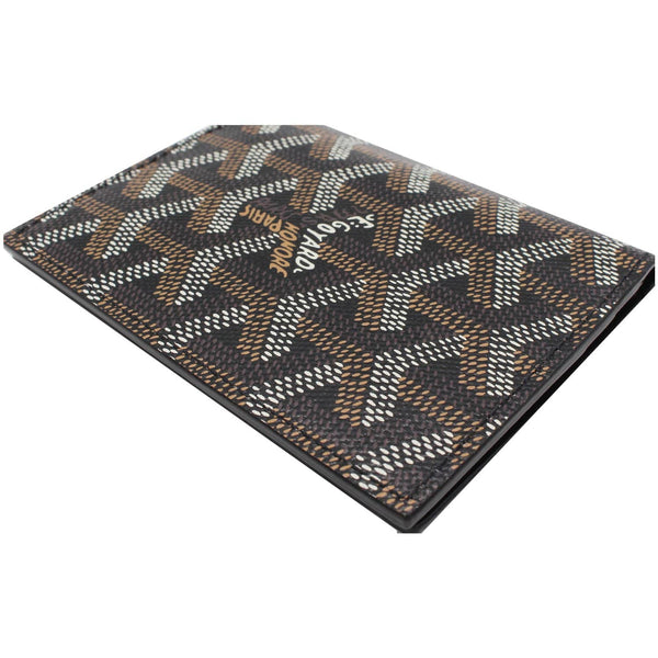 GOYARD Bi-Fold Coated Canvas Wallet Black