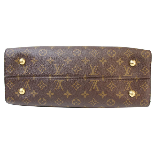 LOUIS VUITTON Tuileries Monogram Canvas Tote Shoulder Bag Brown