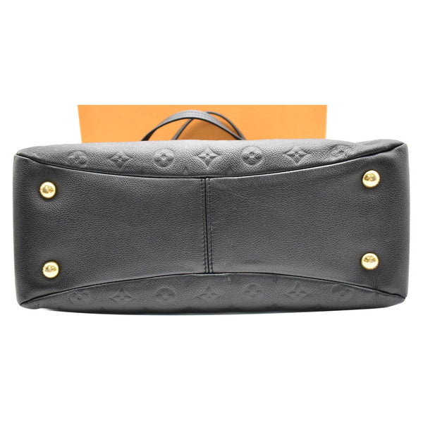 LOUIS VUITTON Ponthieu PM Empreinte Leather Shoulder Bag Black