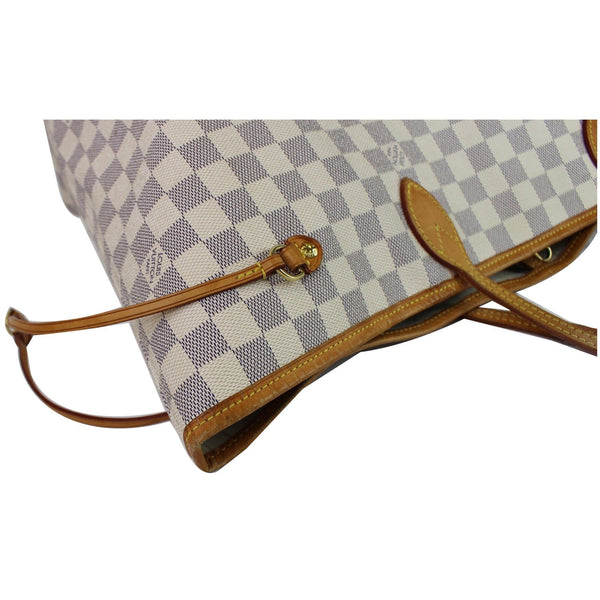 Louis Vuitton Neverfull GM Damier Azur Tote Shoulder - top righ view