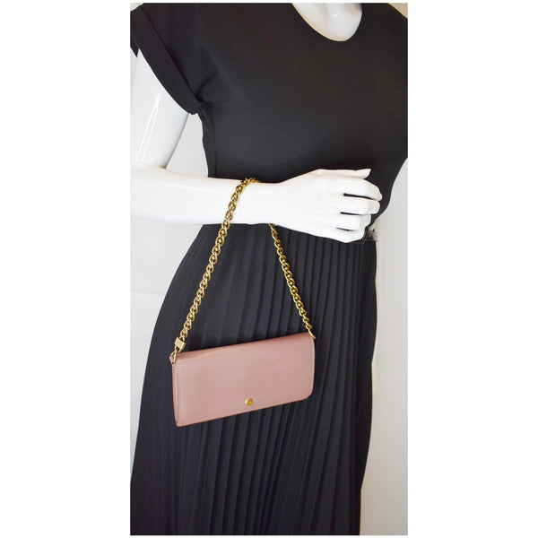 Louis Vuitton Sarah Cuir Boudoir Chain Pouch